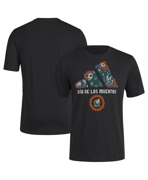 Men's Black Mexico National Team Dia De Los Muertos T-shirt