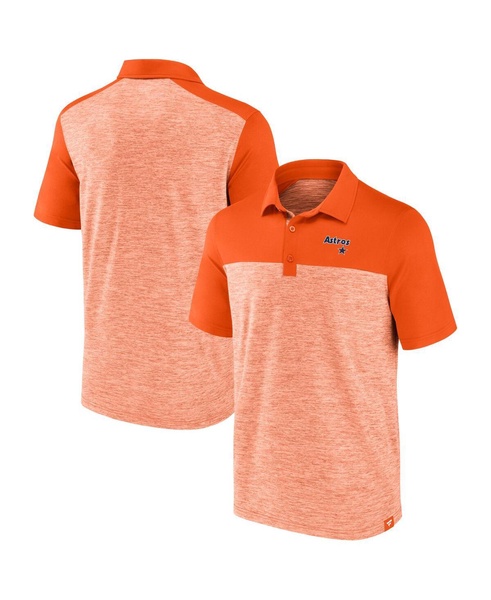 Men's Orange Houston Astros True Classics Avid Fan Brushed Polo