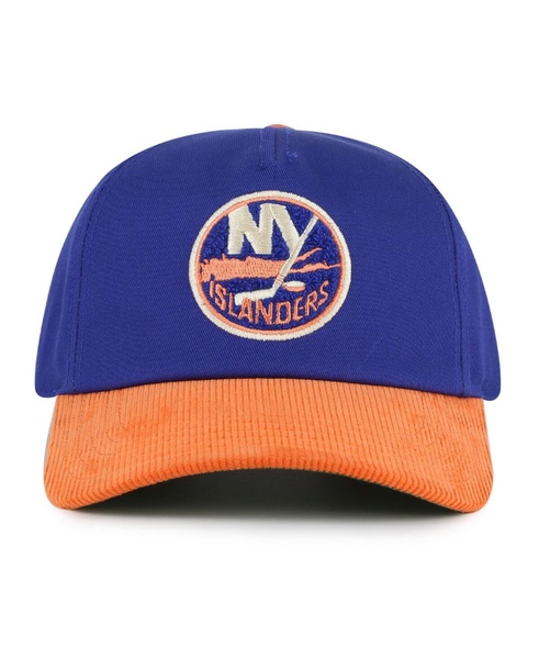 Men's Royal/Orange New York Islanders Burnett Adjustable Hat