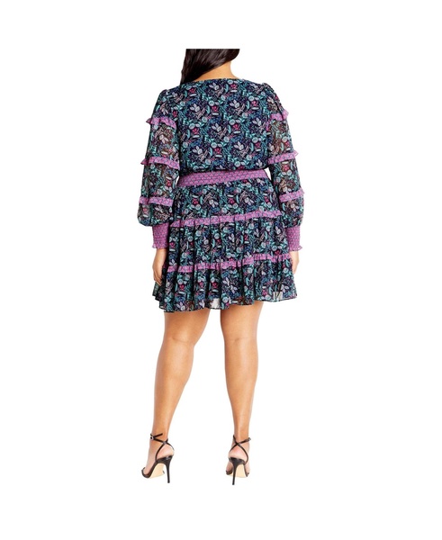 Plus Size Hollie Print Dress