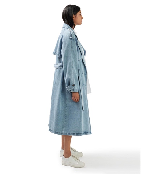 Wild Skies Denim Trench