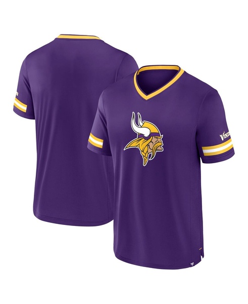 Men's Purple Minnesota Vikings Stripe Stacking T-Shirt