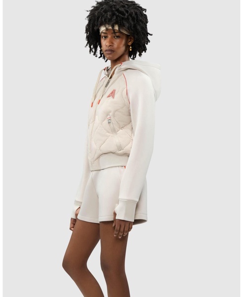 Women's Sorlin Hybrid Insulated Bomber Jacket with Removable Hood