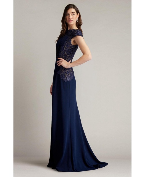 Women's Chelan Embroidered Illusion Gown