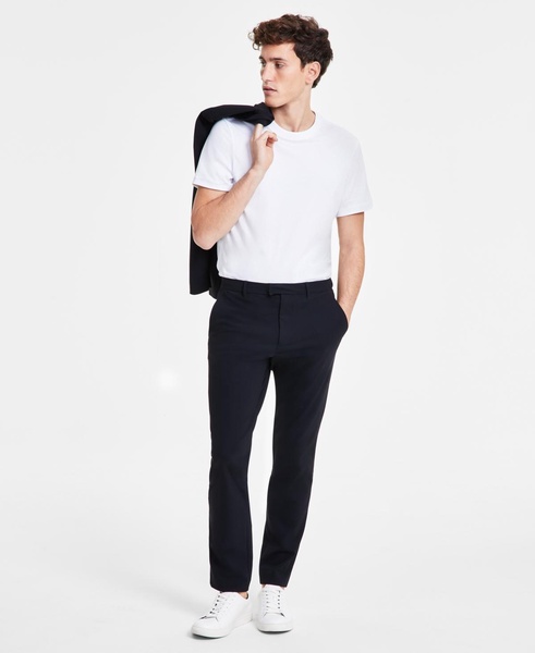 Men's Classic-Fit Solid Stretch Suit Pants, Created for Macy's 