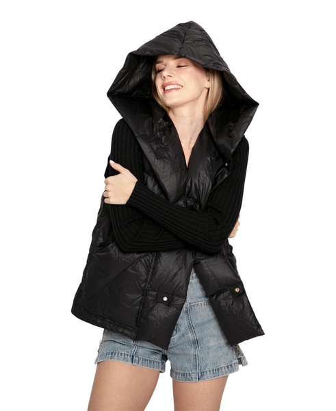 Over My Head Hooded Puffer Vest