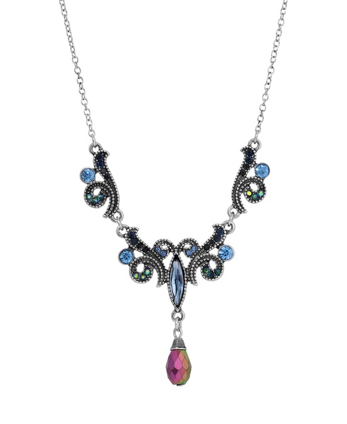 Multi AB Stone Necklace