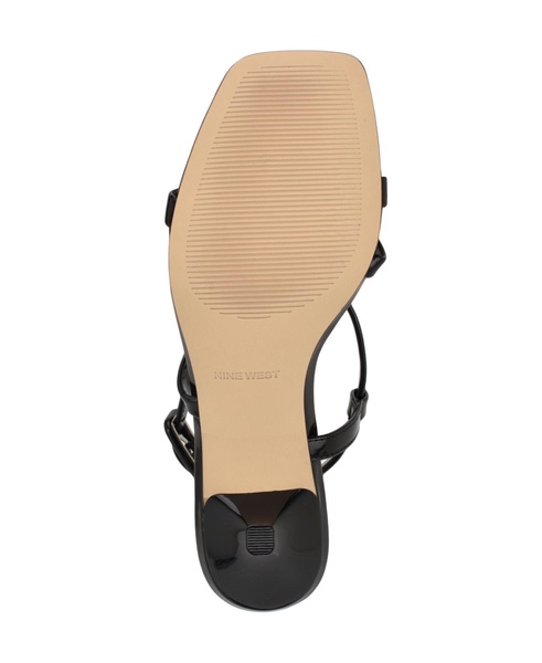 Women's Hanni Strappy Square Toe Kitten Heel Sandals