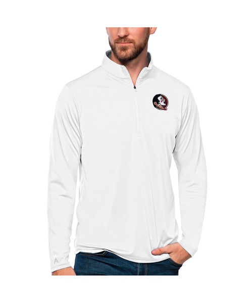 Men's White Florida State Seminoles Tribute Quarter-Zip Top