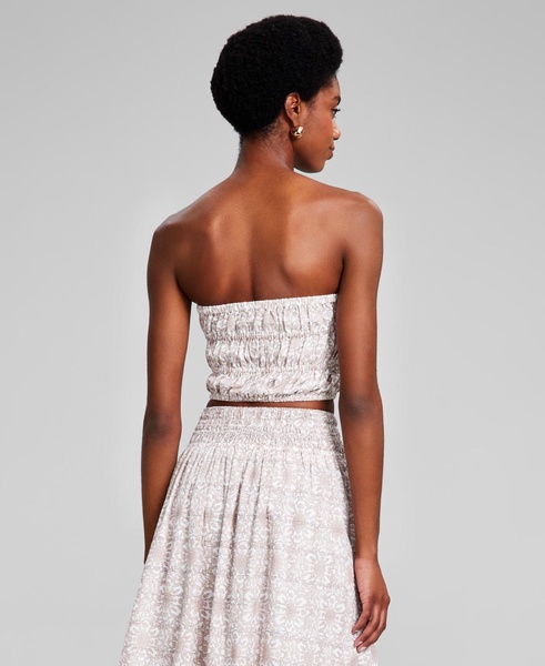 Women's Cotton Strapless Tube Top, Created for Macy's