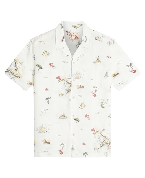 Men's Brighton To Amalfi Print Short Sleeve Shirt