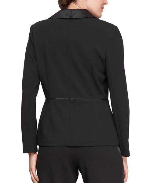 Women's Contrast-Trim Tuxedo Jacket
