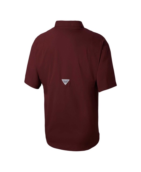 Men's Maroon Texas A M Aggies Big Tall Tamiami Omni-Shade Button-Down Shirt