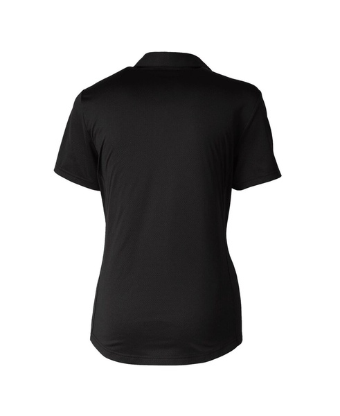 Women's Black Louisville Cardinals Prospect Textured Stretch Polo Top