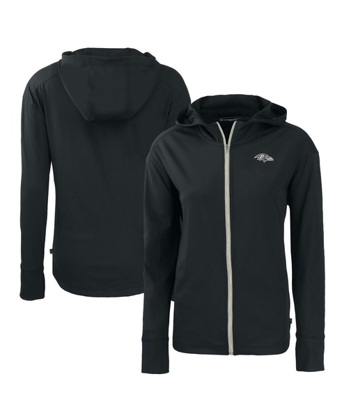 Women's Black Baltimore Ravens Daybreak Eco Full-Zip Hoodie