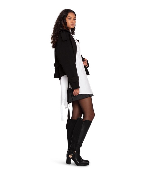 Women's Fast Car Cropped Trench