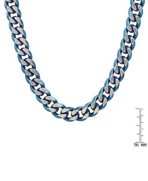 Men's Stainless Steel Ion Plating Cuban Link Chain Necklace