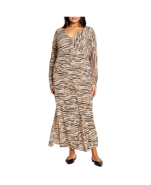 Plus Size Anthea Print Maxi Dress