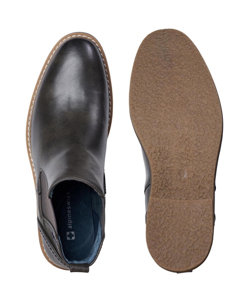 Men's Owen Chelsea Boots Pull Up Ankle Boot Genuine Leather Lined