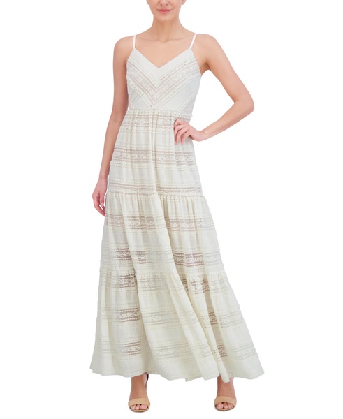 Women's Lace Tiered Maxi Dress
