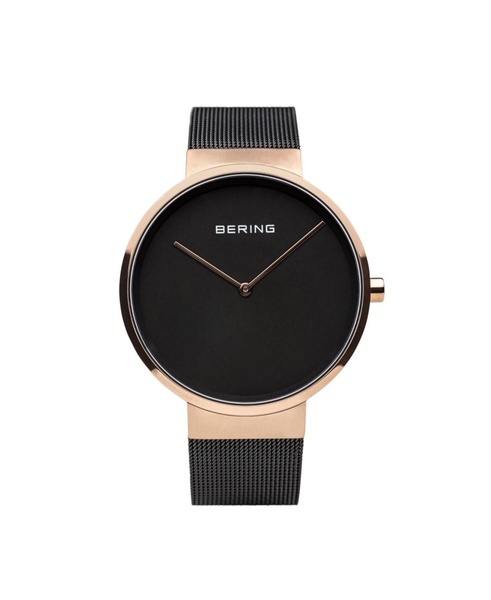 Men's Classic Stainless Steel Case and Mesh Watch