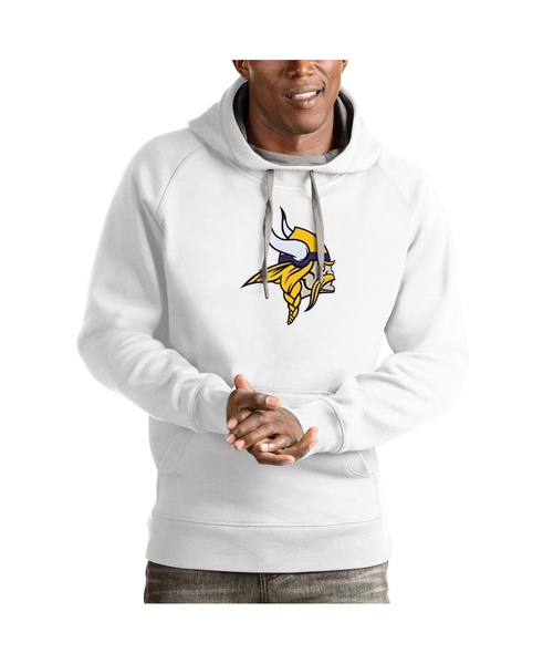 Men's White Minnesota Vikings Victory Pullover Hoodie
