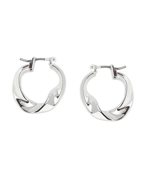 Sculpted Small Hoop Earrings