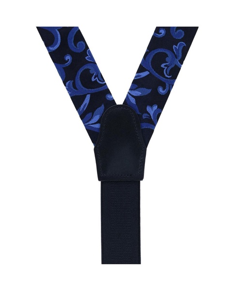 Men's Christian the Romantic Brocade Silk Button End Suspenders