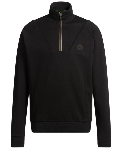 Men's Double B Monogram Zip-Neck Sweatshirt