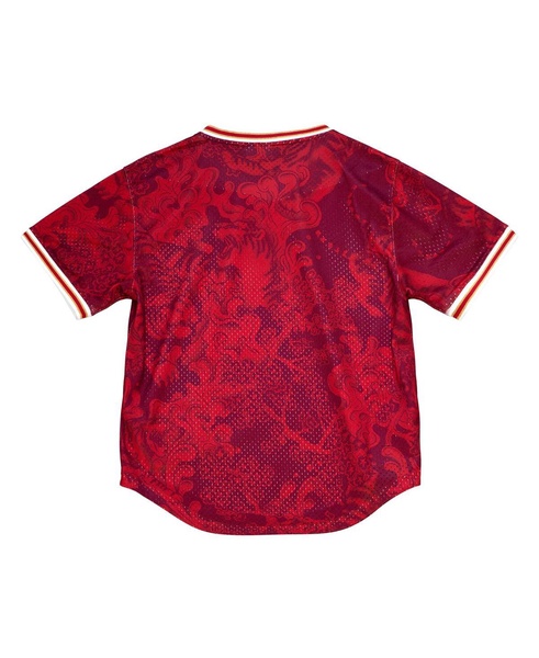 Men's Red Chicago Bulls Chinese New Year 4.0 Mesh Top