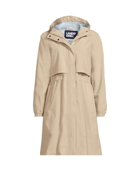 Plus Size Squall Packable Long Raincoat