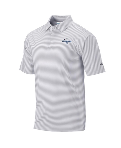 Men's Grey New York Yankees 2024 American League Champions Omni Wick Club Invite Polo
