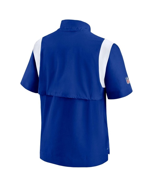 Men's Royal Buffalo Bills Coaches Chevron Lockup Pullover Top