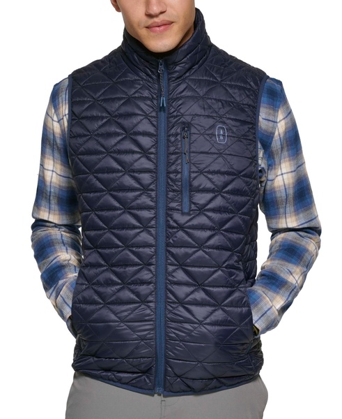 Men's Delta Diamond Quilted Packable Puffer Vest