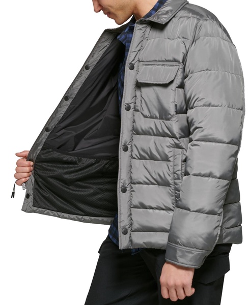 Men's Mission Quilted Puffer Shirt Jacket