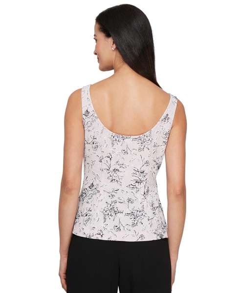 Petite Glitter Jacquard Jacket & Sleeveless Top Set