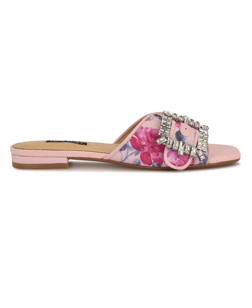 Women's Laniey Embellished Flat Slide Sandals