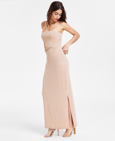 Women's Knit Crepe Side-Slit Maxi Skirt, Exclusively at Macy's