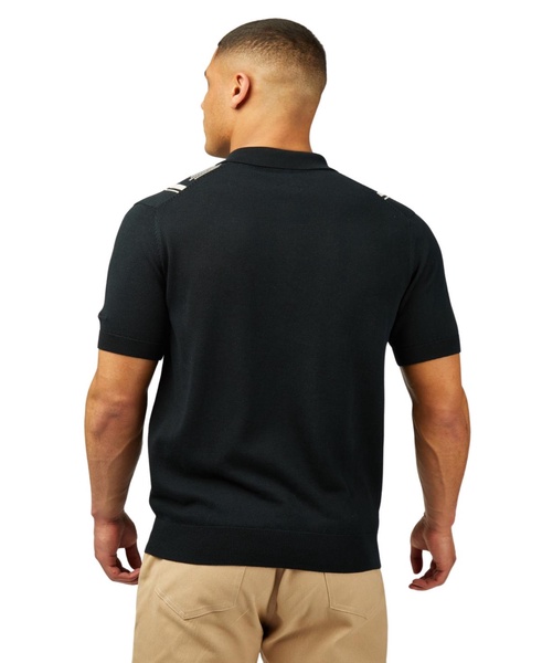 Men's Argyle Jacquard Polo Shirt