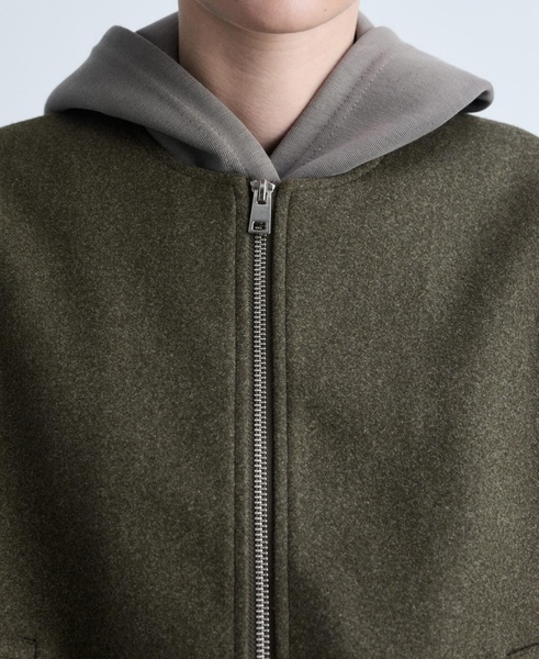 Women's Gathered Bomber Jacket