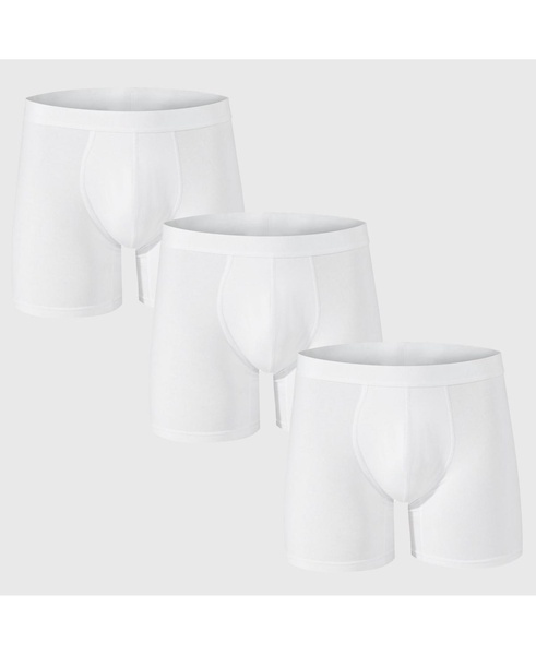 Men's Boxer Briefs 3 Pack Underwear Breathable Comfortable Trunks
