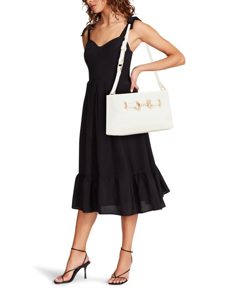 East West Crystal Horsebit Small Shoulder Bag