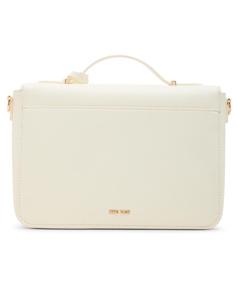 Belted Flap Small Satchel Bag 