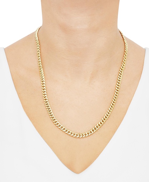 Miami Cuban Link 22" Chain Necklace (6mm) in 10k Gold
