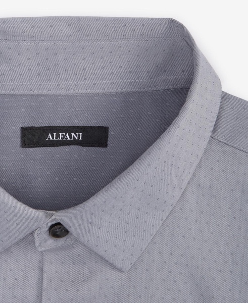 Men's Short-Sleeve Modern Stretch Dobby Shirt, Created for Macy's 