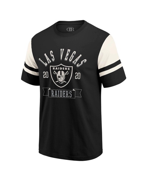 Darius Rucker Collection by Men's Black Las Vegas Raiders Football T-Shirt