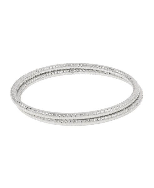 Textured Bangle Bracelet Set