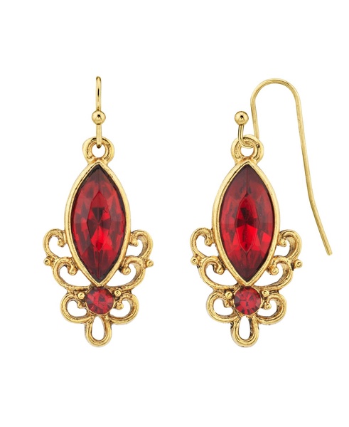 Gold-Tone Drop Earring
