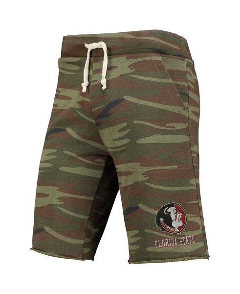 Men's Camo Distressed Florida State Seminoles Victory Lounge Shorts