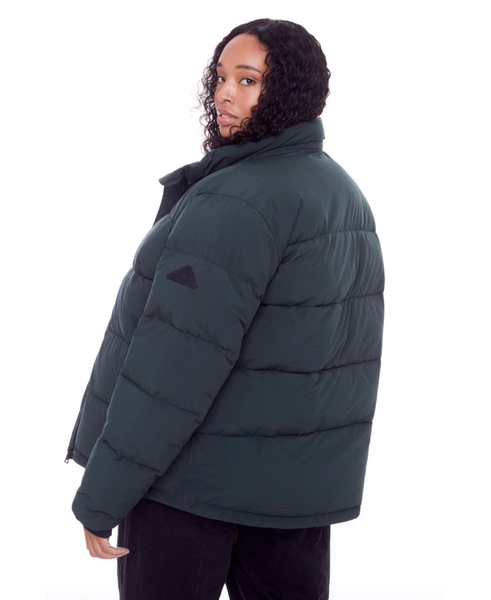 Plus Size Forillon Short Quilted Puffer Jacket